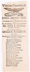 McClellan Vinton County, Ohio Ballot