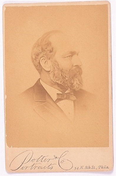 James Garfield Cabinet Card