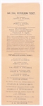 James Blaine 1884 Iowa Ballot