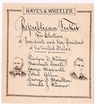Hayes, Wheeler Illustrated Ballot