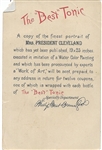 Frances Cleveland Trade Card