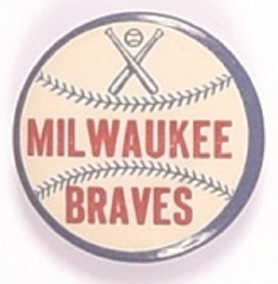 Milwaukee Braves Baseball Pin