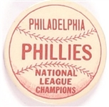 Philadelphia Phillies National League Champions