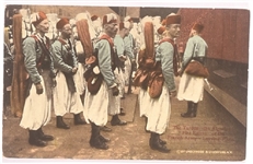 World War I Algerian "Fire Eaters" Postcard