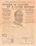 Hughes Elected 1916 Newspaper