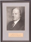 Hoover United States Food Administrator Portrait and Signature