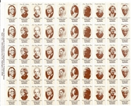 America Women in History Sheet of Stamps