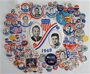 George Wallace Collection of 90 Campaign Items
