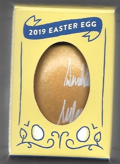 Trump 2019 Golden Easter Egg 