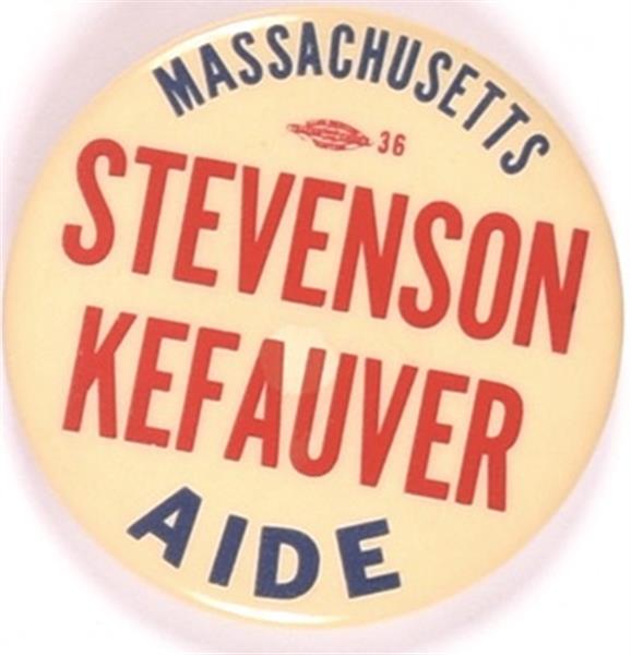 Stevenson, Kefauver Massachusetts Aide