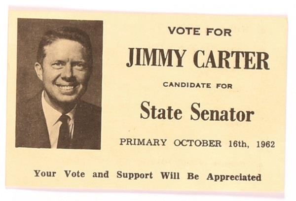 Vote for Jimmy Carter for State Senator