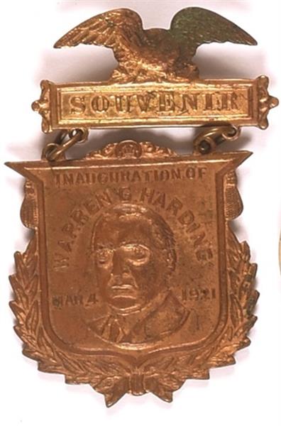 Harding 1921 Inaugural Badge