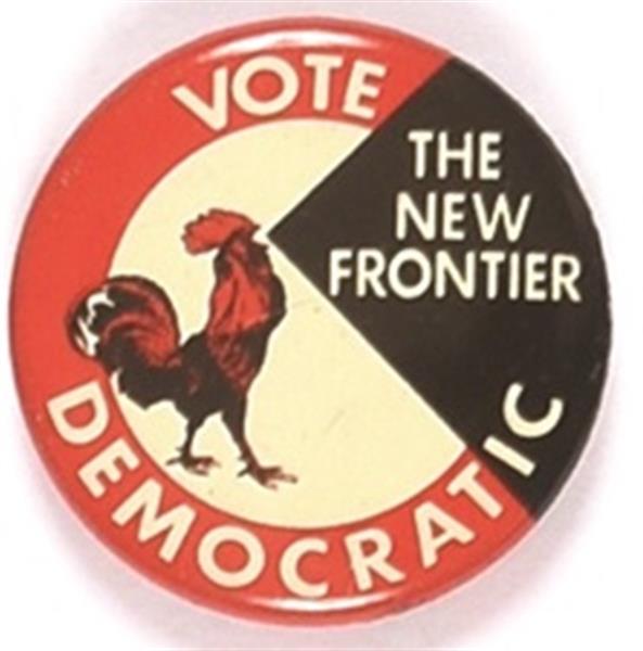 New Frontier Vote Democratic Rooster Pin