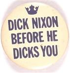 Dick Nixon Before He Dicks You with Crown