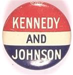 Kennedy, Johnson Litho Pin