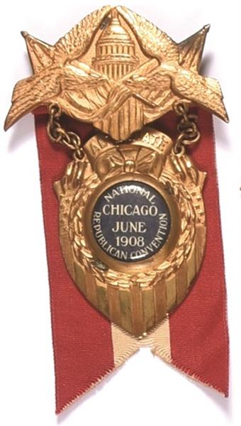Taft 1908 Alternate Delegate Badge