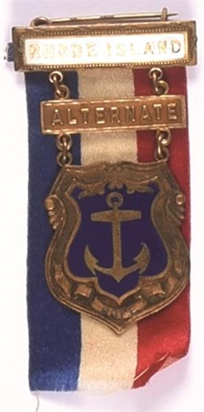 Harding Rhode Island Convention Badge