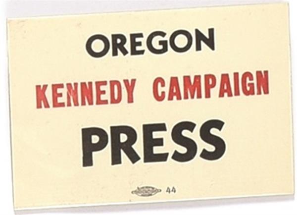 Kennedy Oregon Press Badge