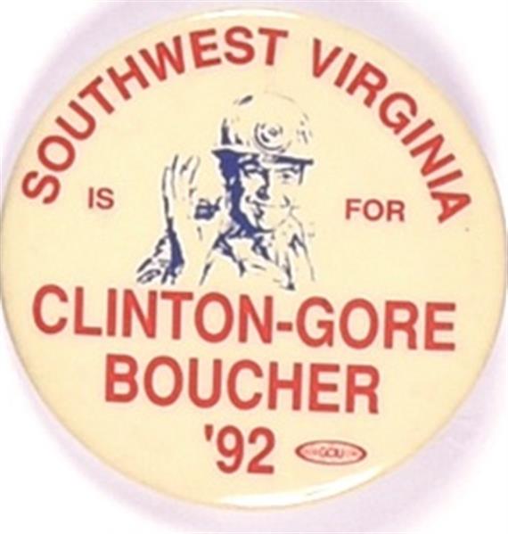 Clinton, Gore Boucher Virginia Coattail