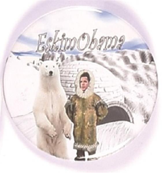 Eskimobama Polar Bear Pin