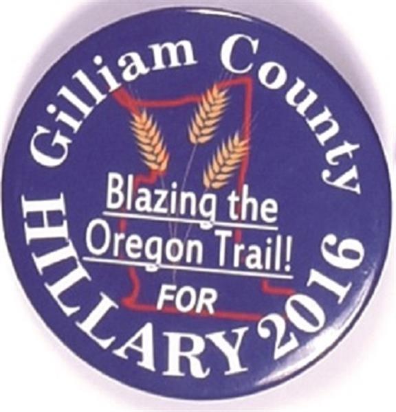 Gilliam County for Hillary Clinton