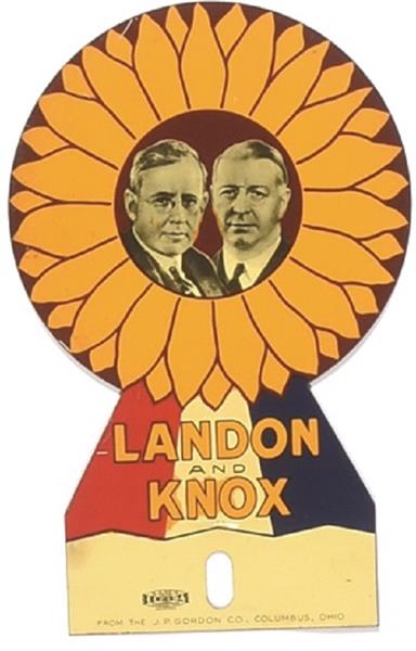 Landon, Knox Scarce Sunflower License