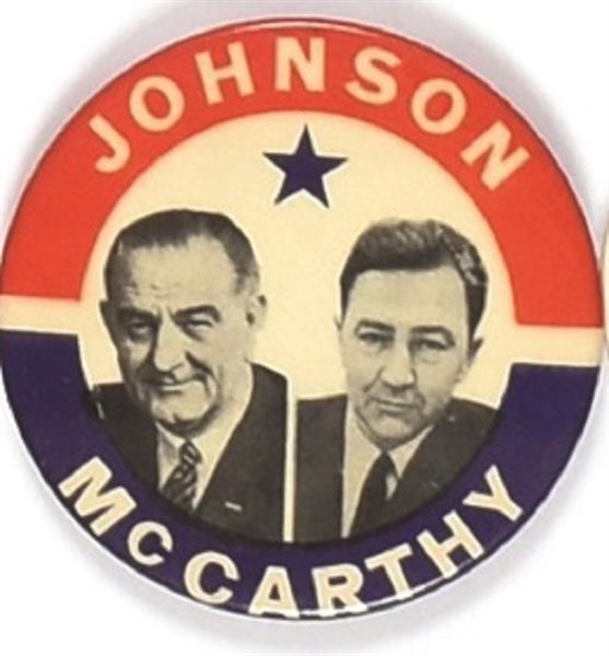 Johnson, McCarthy One Star Celluloid