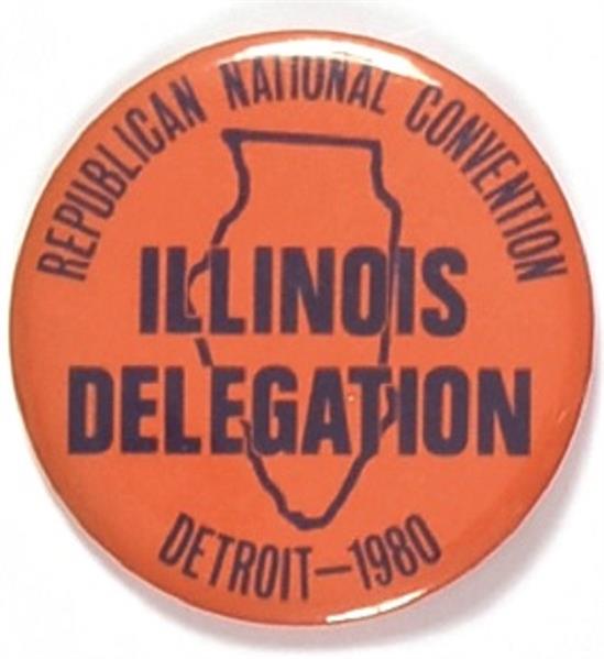 Illinois Delegation 1980 GOP Convention