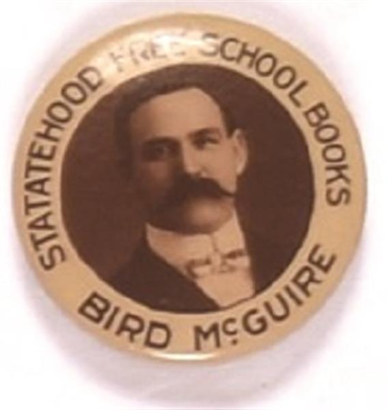 Bird McGuire, Oklahoma Statehood and Free School Books