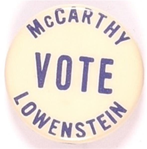 Vote McCarthy, Lowenstein