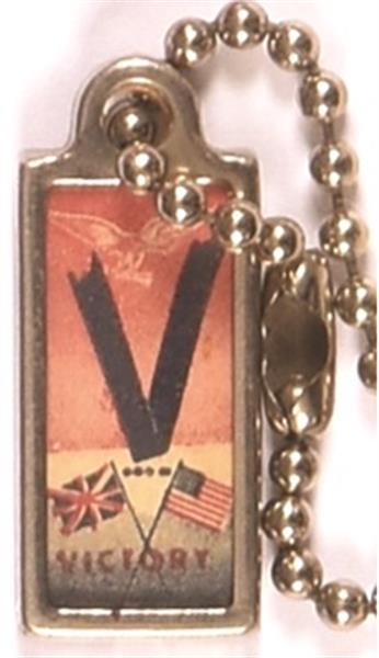 World War II Victory Keychain