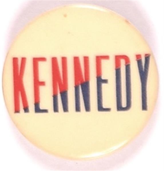 Kennedy Red, White and Blue Celluloid