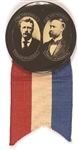 Roosevelt, Fairbanks Dramatic Jugate and Ribbon