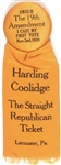 Harding 19th Amendment First Vote Badge
