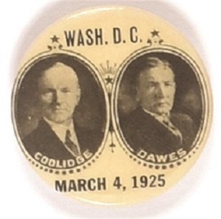 Coolidge, Dawes 1925 Inaugural Jugate