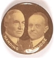 Harding, Coolidge Rare 1920 Jugate