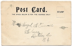 Theodore Roosevelt Teddy Bear Mechanical Bathroom Postcard