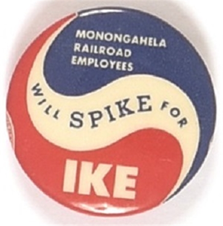 Spike for Ike Monongahela Railroad