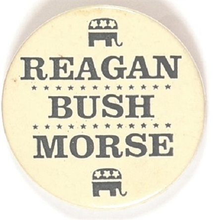 Reagan, Bush, Morse Massachusetts Coattail