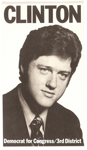 Clinton Democrats for Congress Campaign Card