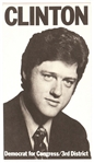 Clinton Democrats for Congress Campaign Card