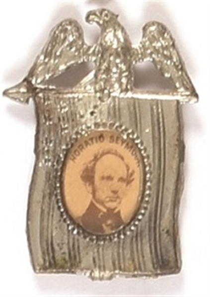 Seymour Rare 1868 Pinback