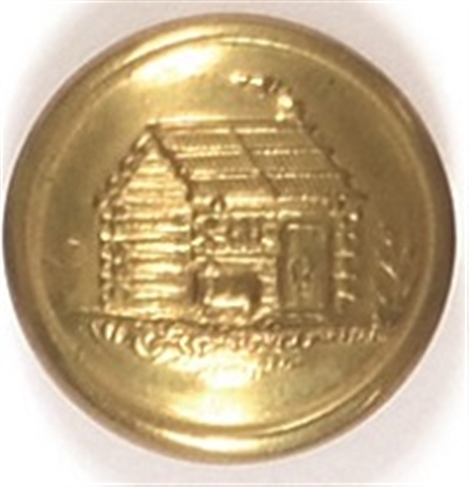 Harrison Log Cabin Clothing Button