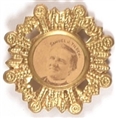 Samuel Tilden Rare Brass Shell Pin