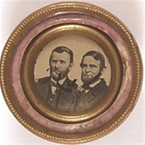 Grant, Colfax Rare Ferrotype Jugate