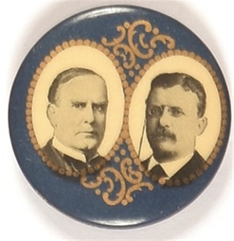 McKinley, TR Gold Filigree Blue Jugate