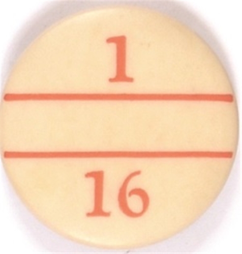 Bryan Unusual 16 to 1 Pin
