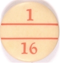 Bryan Unusual 16 to 1 Pin