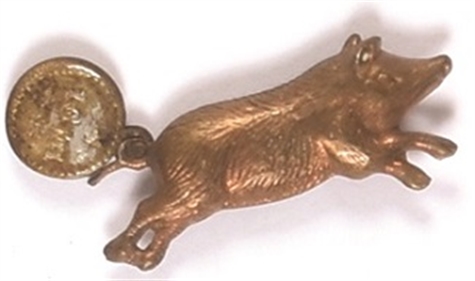Bryan Running Pig Pin