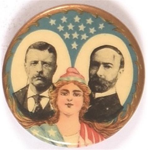 Roosevelt, Fairbanks Lady Liberty Jugate
